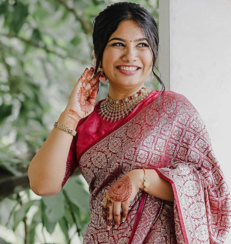 Image of Avantika Fashion Women's Kanjivaram Soft Semi Silk Banarasi Sarees With Blouse Piece.