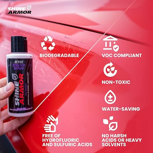 Miniatura 2 de Shine Armor Revive - Reparador de arañazos y removedor de raspones - pintura pulido eliminación de imperfecciones manchas de agua rayas cuidado y