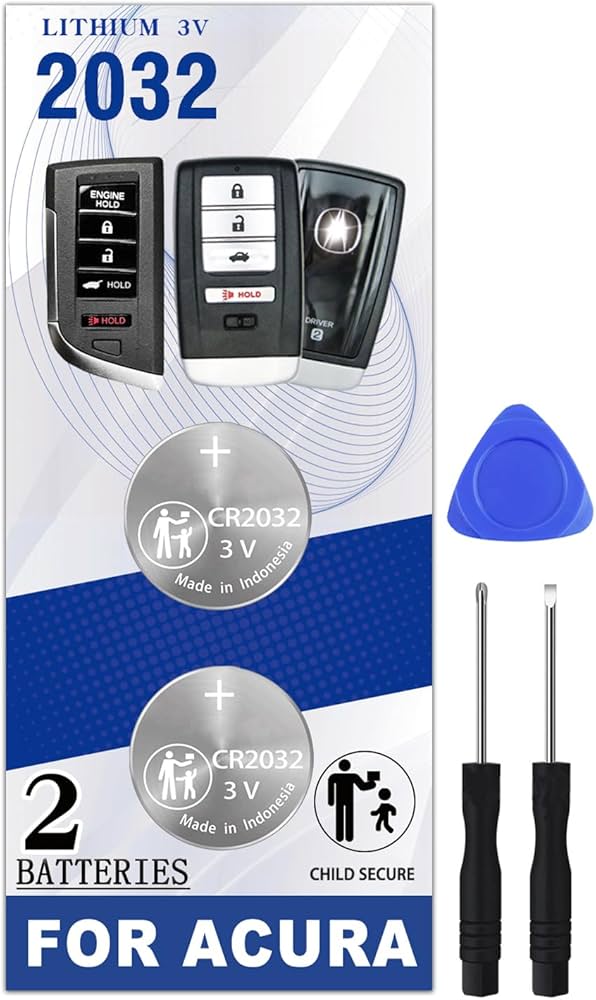 Acura key fob battery replacement tool kit