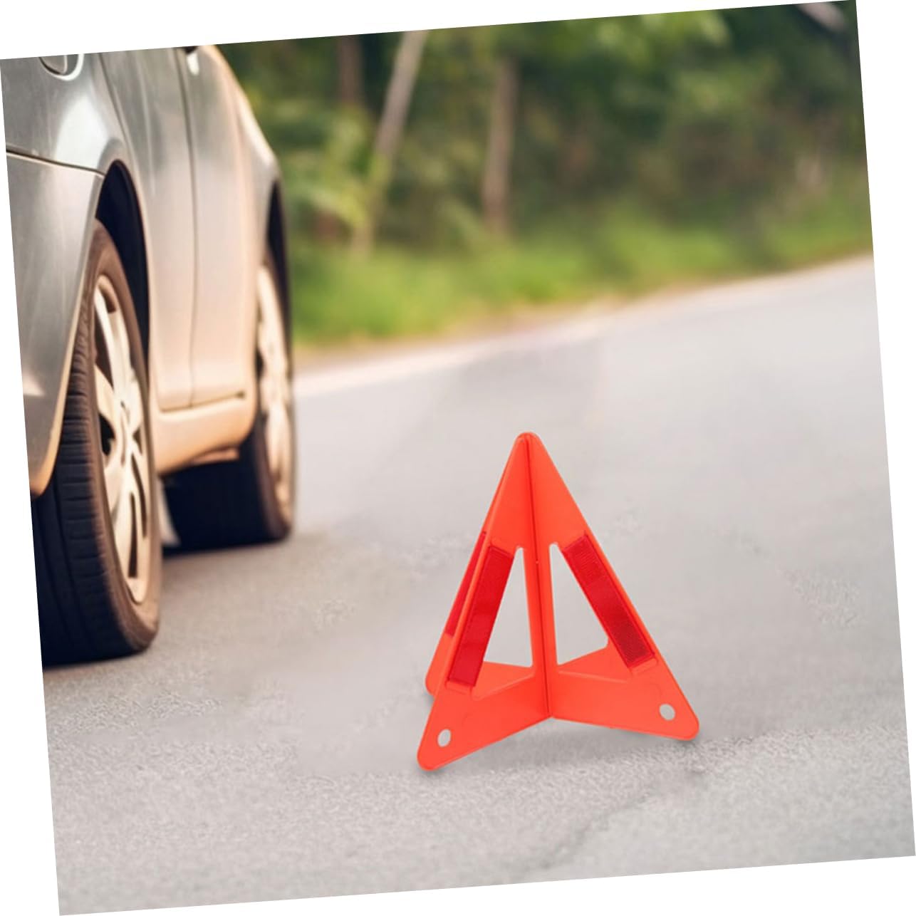 Alipis 5pcs Car Safety Triangle Warning Rack Reflective Emergency Kit for Vehicles High Visibility and Portable Design
