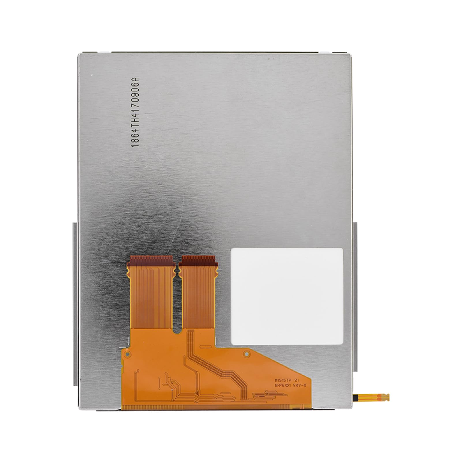 FAUOSWUK Schermo Sostitutivo del Display LCD Inferiore Superiore, Accessori di Riparazione del Pannello Display in Vetro per Console di Gioco Portatile, Installazione Semplice per la