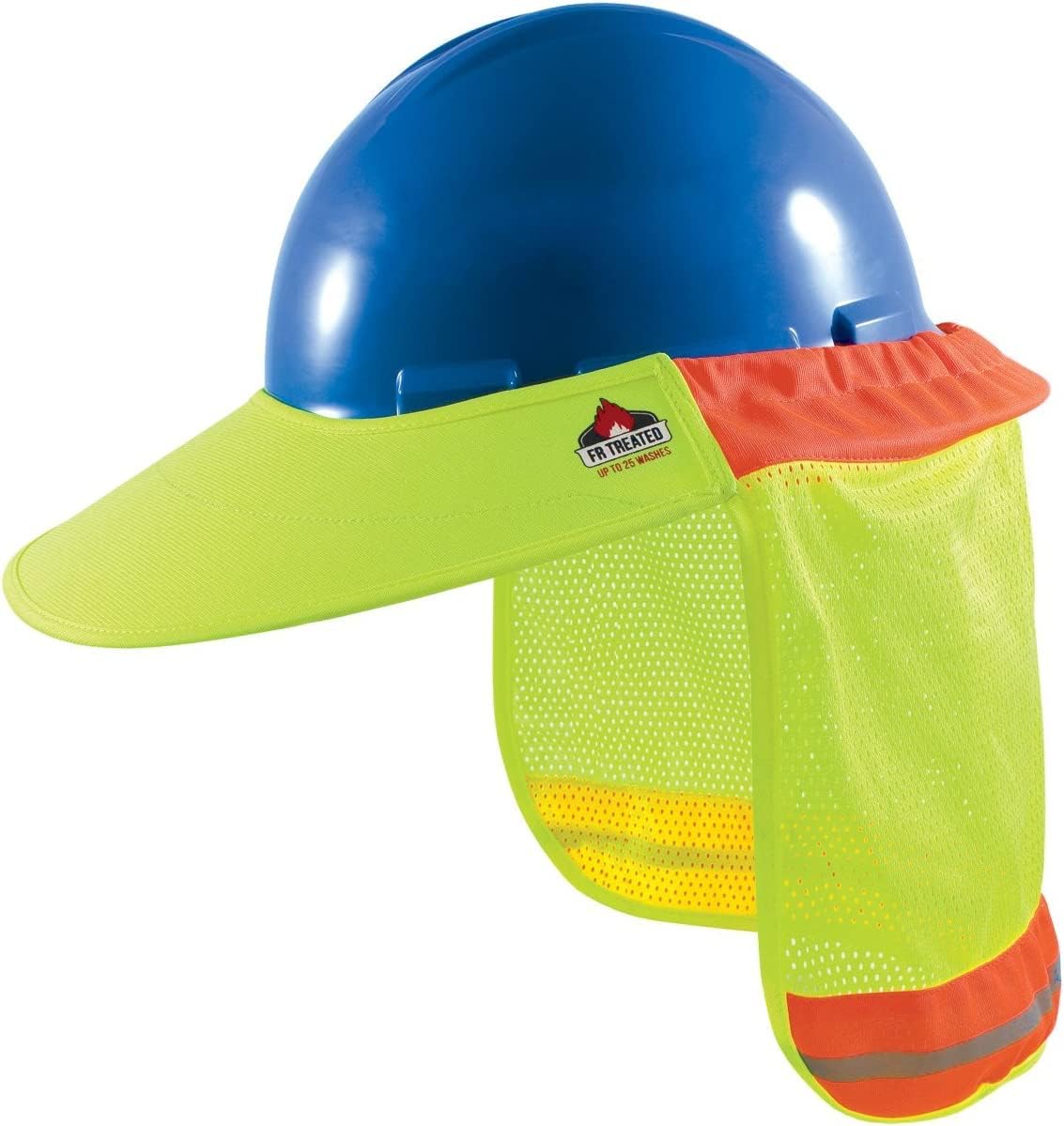 FR Treated Hi-Vis Hard Hat Visor and Neck Shade 396-801FR-YEL, (144)