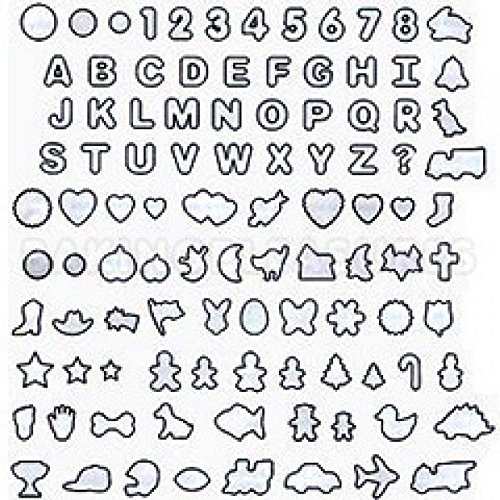 Wilton 2304-1050 Cookie Cutters Set, 101-Piece — Alphabet thumb #3