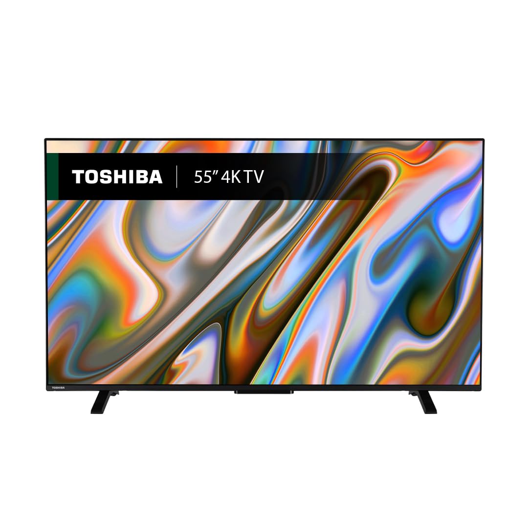 Toshiba 55”UV2F53DBU 4K Smart VIDAA TV, Ultra HD, HDR10, Freely, Disney+, Prime Video, Netflix, Dolby Atmos, Dolby Vision, Sound by Onkyo, Works with Alexa, Works with Google Assistant, VIDAA Voice