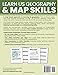 United States Geography Through Maps: Map Reading Skills Workbook for Middle & High School (U.S. Geography & Map Skills Workbook Series for Kids & Teens)
