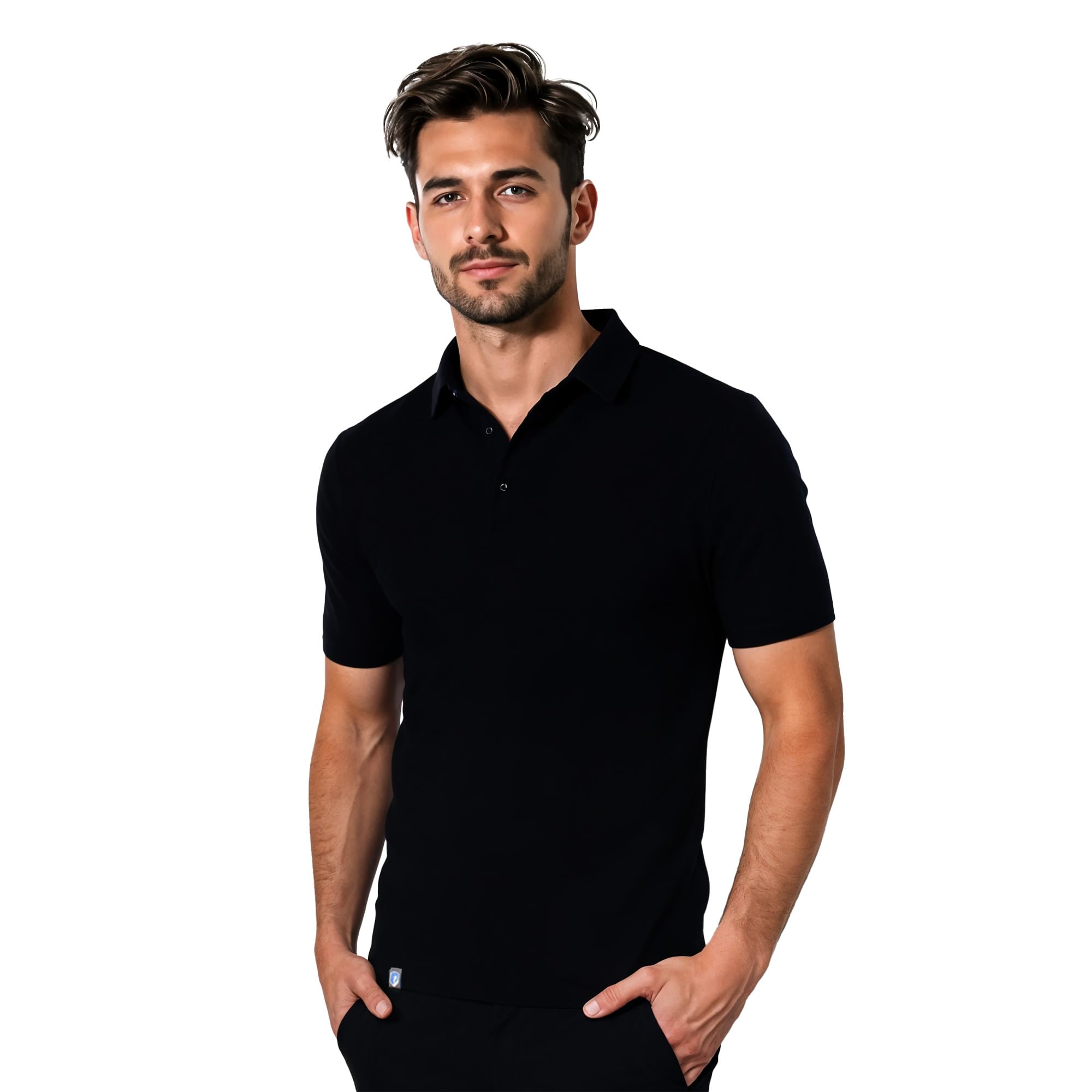 ALPIN LOACKER Coolmax Merino T-Shirt Herren Kurzarm 150 g/m2 I Antischweißshirt I Merinowolle Tshirt I kühlendes Thermooberteil atmungsaktiv