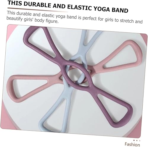 Miniatura 4 de Mipcase 3 bandas de resistencia de alta elasticidad para yoga y fitness, cinturones de entrenamiento elásticos resistentes para ejercicios de