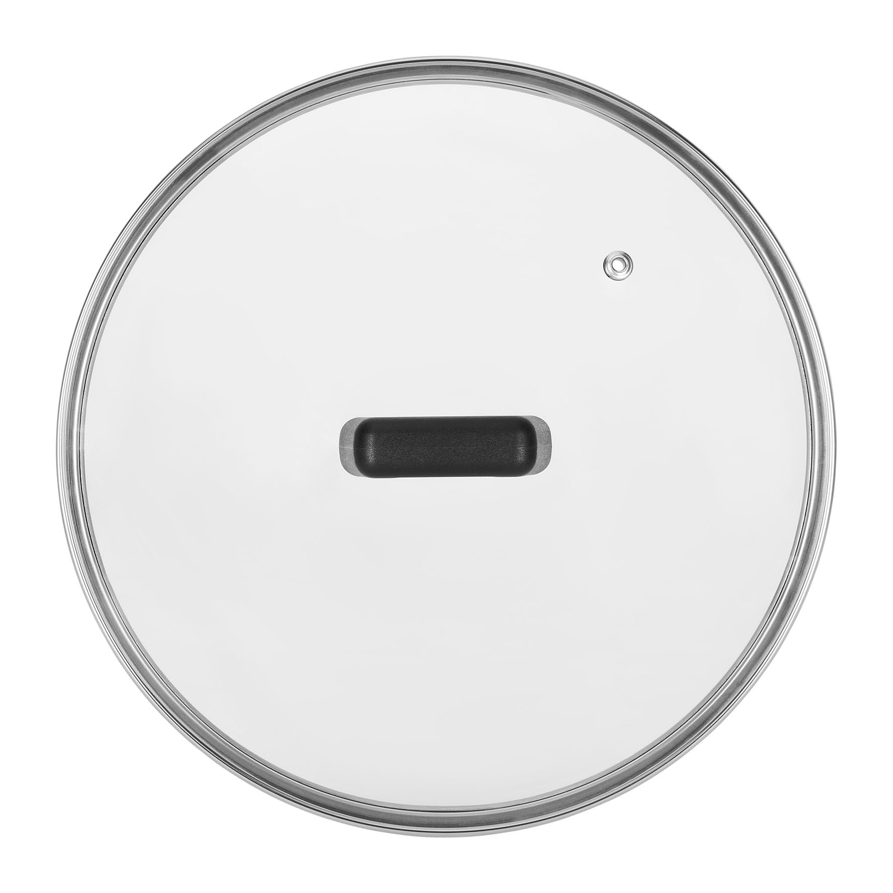 Sitram 716744 - Batteria da cucina in acciaio inox, 5 pezzi: 1 manico rimovibile, 1 casseruola Ø18 cm, 1 padella Ø28 cm, 1 padella Ø24 cm, 1 coperchio in vetro, rivestimento antiaderente in ceramica