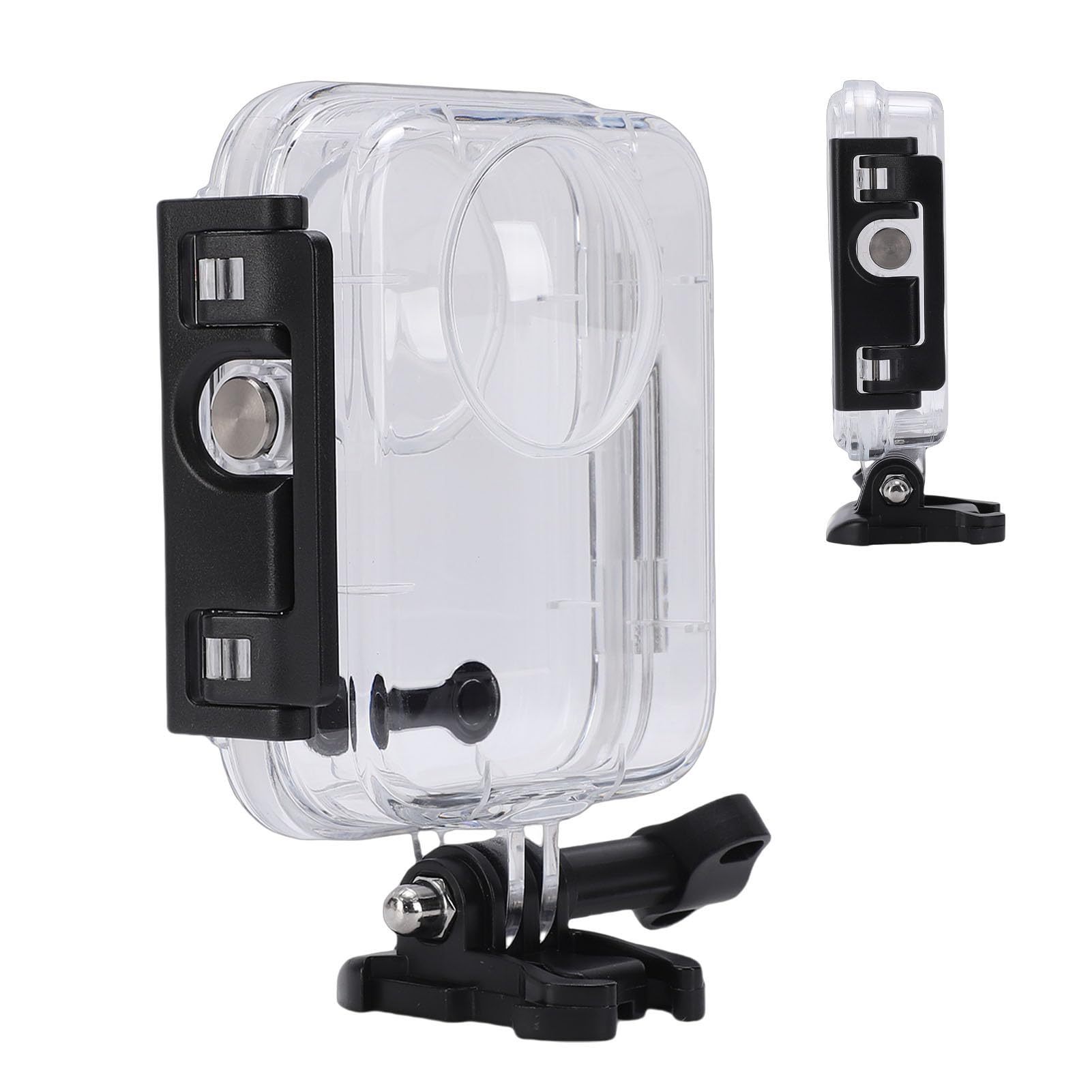 Action Camera Dive Cover 45M per la fotografia subacquea | Copertura subacquea invisibile a 360 gradi con lente ottica trasparente per panoramiche subacquee senza punti ciechi