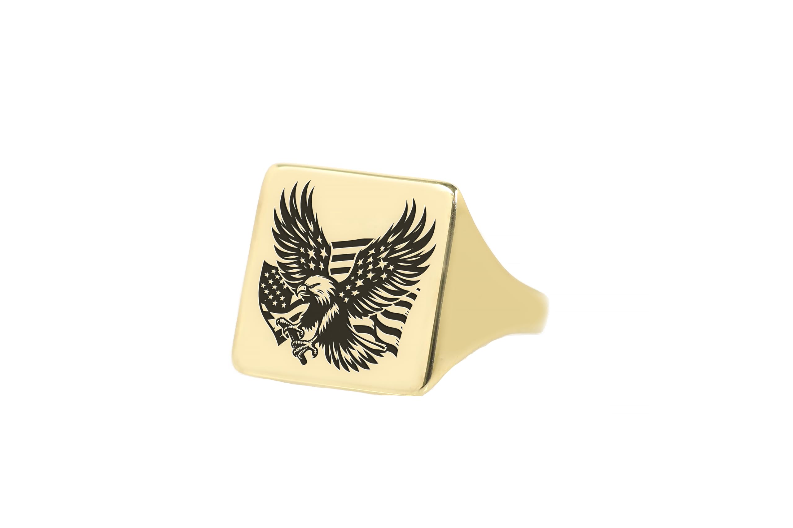 Bague de forme carrée en or pour rompre avec les bijoux classiques - 7