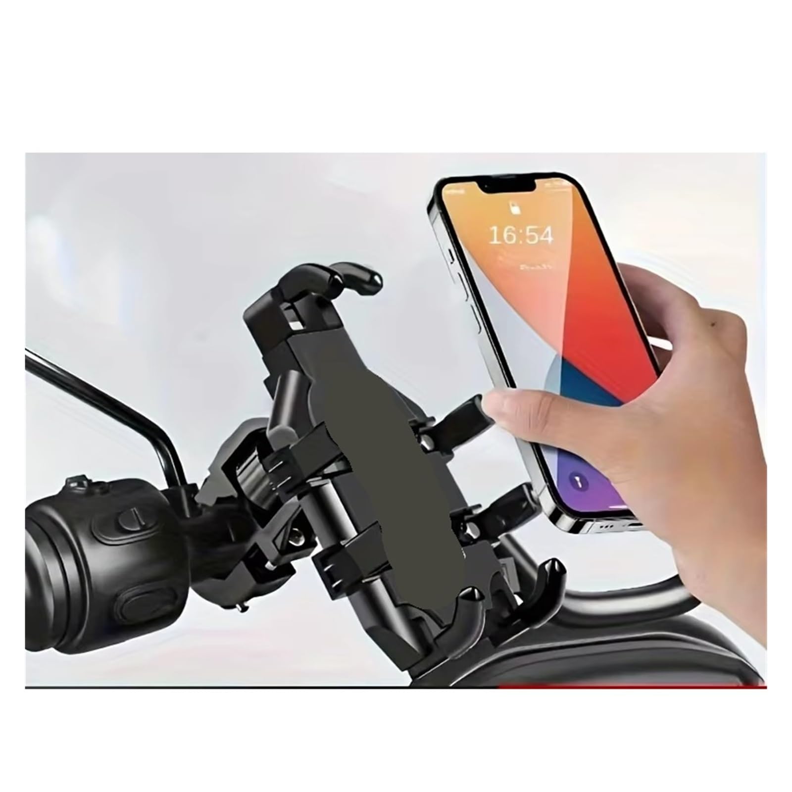 Staffa Navigazione GPS 1 Supporto Per Telefono Da Manubrio Moto Octopus Girevole A 360 Gradi Per Bicicletta Antiurto Supporto Gps Moto