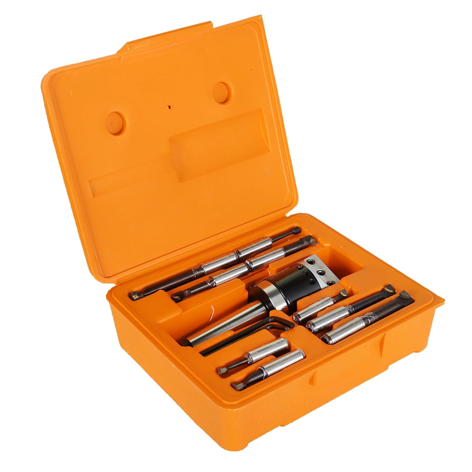 GXYWADY 2 Inch Boring Head and MT3 Bar Tool Set with 9Pcs 1/2 Inch Carbide Boring Bars