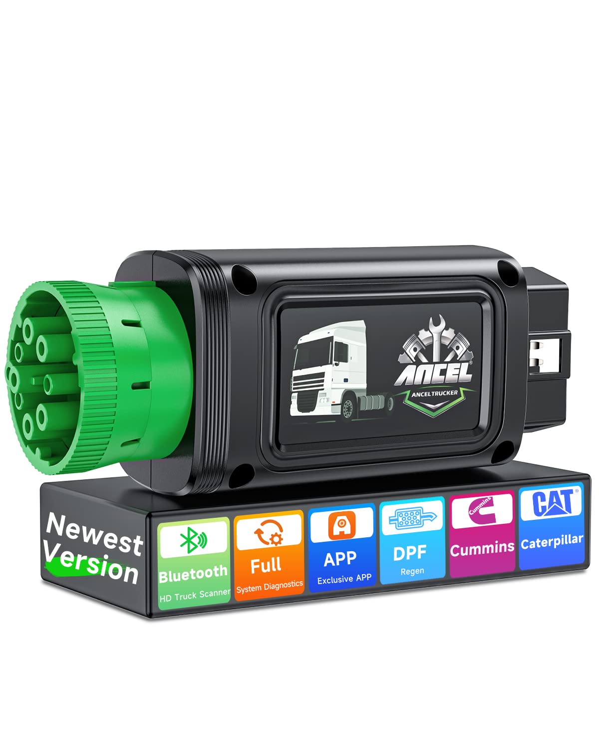 Buy ANCEL HD100 Bluetooth Heavy Duty Truck Scanner, Full Systems Diesel