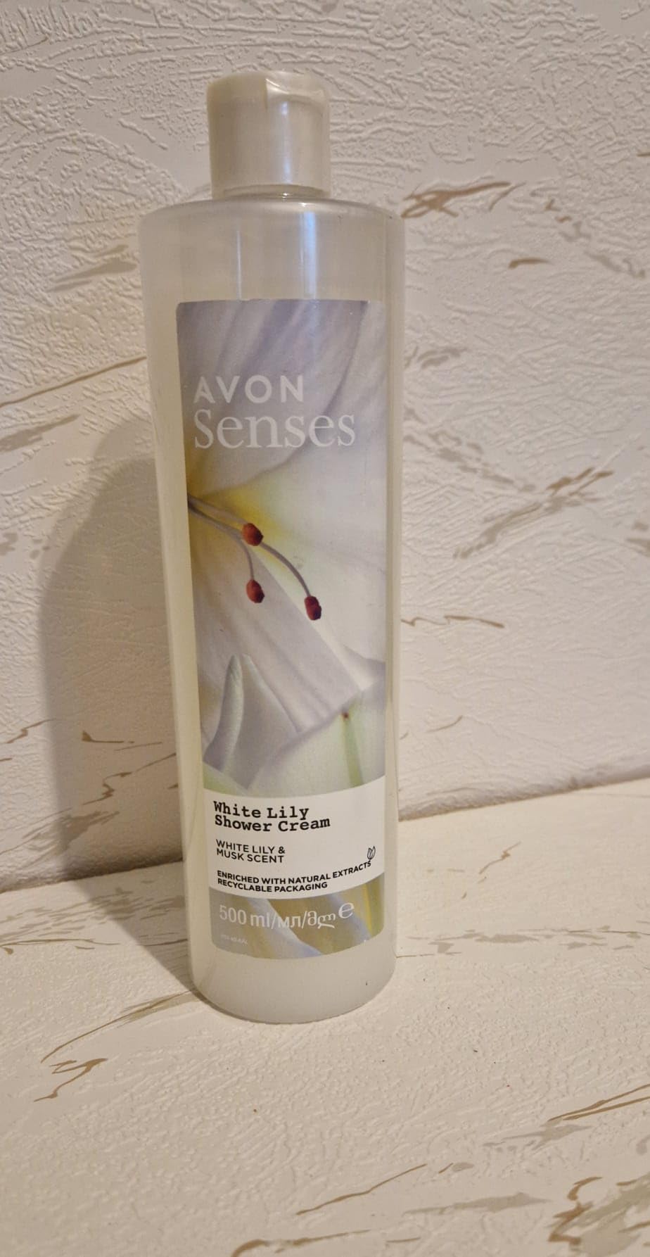 Avon Senses Duschcreme Weiße Lilie & Moschus, 500 ml