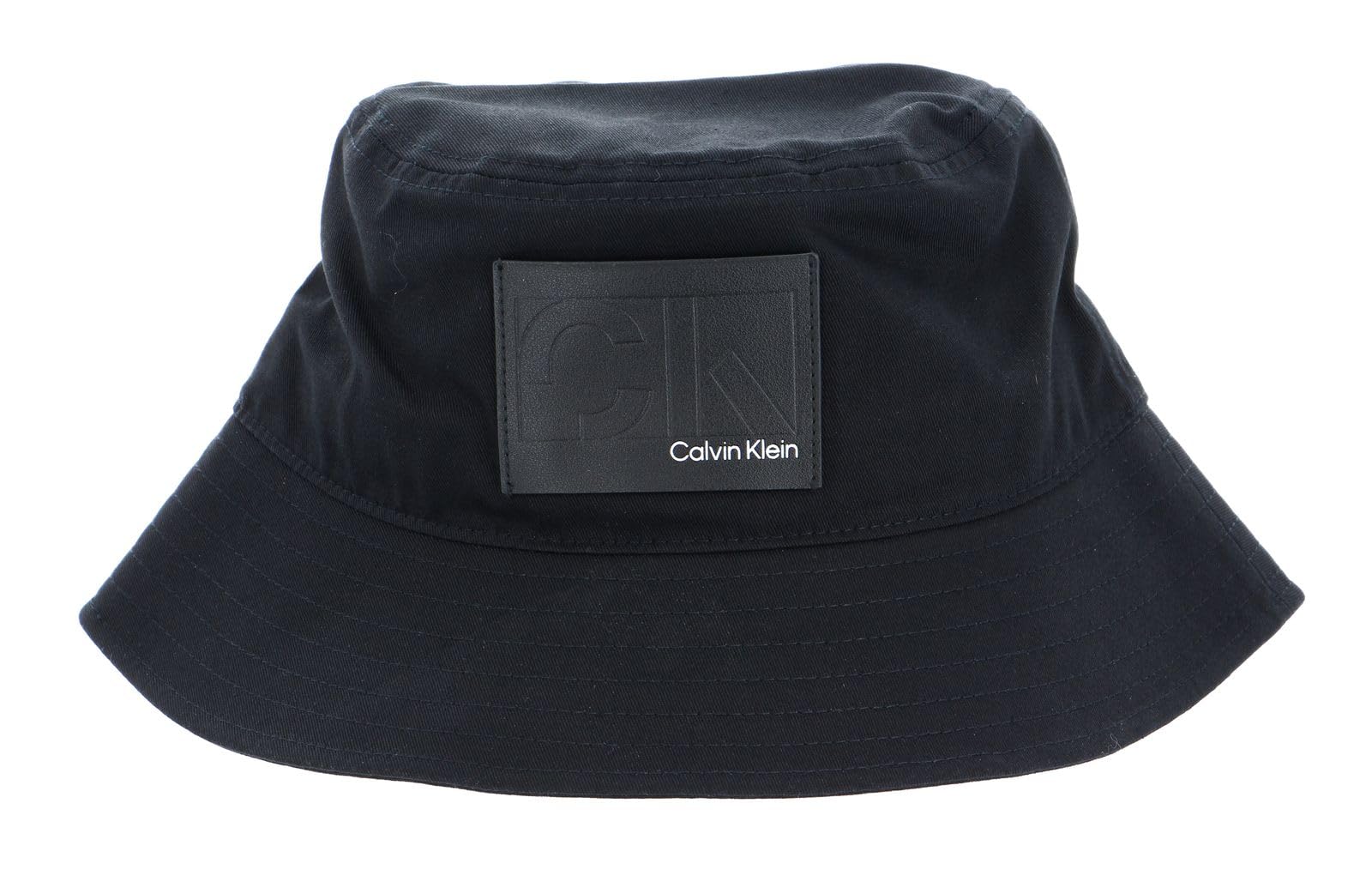 Calvin Klein Reimagined Logo Bucket Hat CK Black