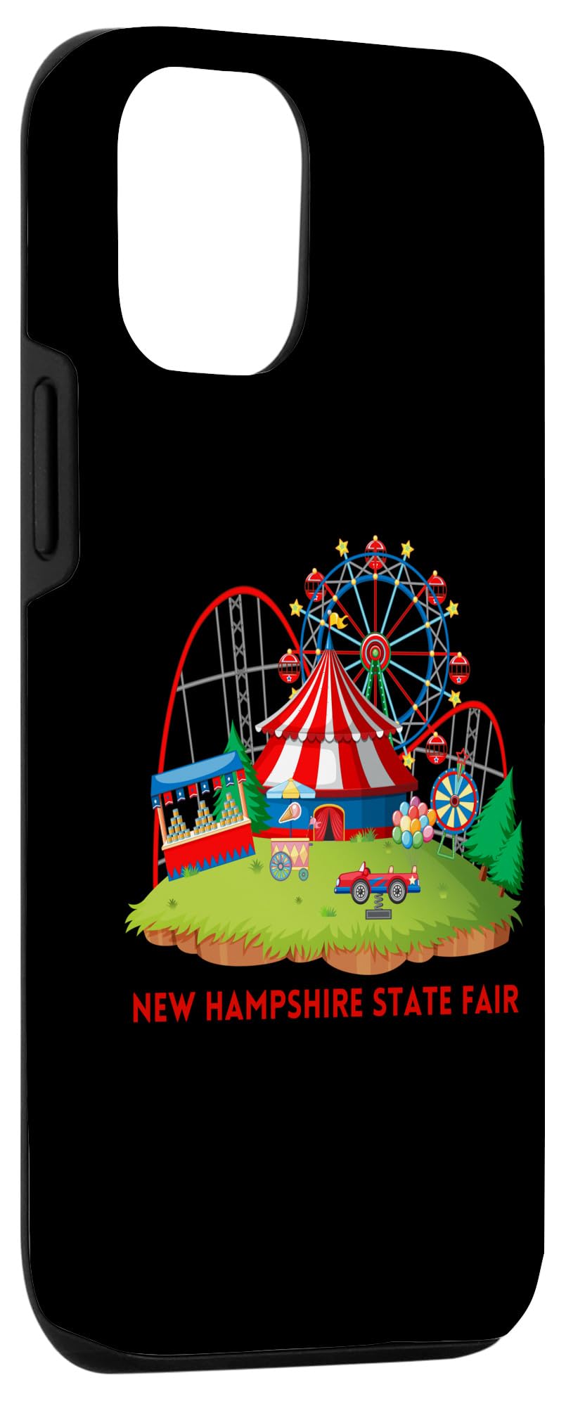 Amazon.co.jp: iPhone 14 ニューハンプシャー州立大学フェアカーニバルライド スマホケース : 家電＆カメラ