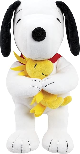Rainbow Designs Official Cuddly Snoopy & Woodstock - Kids Gift - Cute Dog - Teddy for Boys and Girls - Cuddly Stuffed Animal - Soft Playtime Plushie - Soft Toy