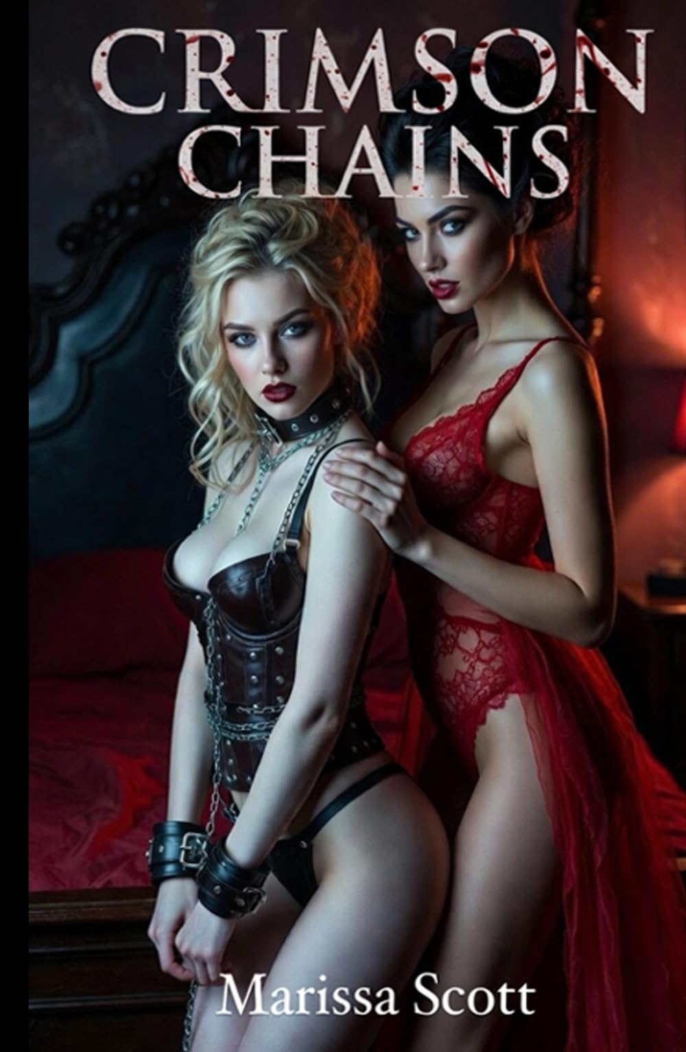 Crimson Chains: A Dark Erotic BDSM Lesbian Vampire Romance