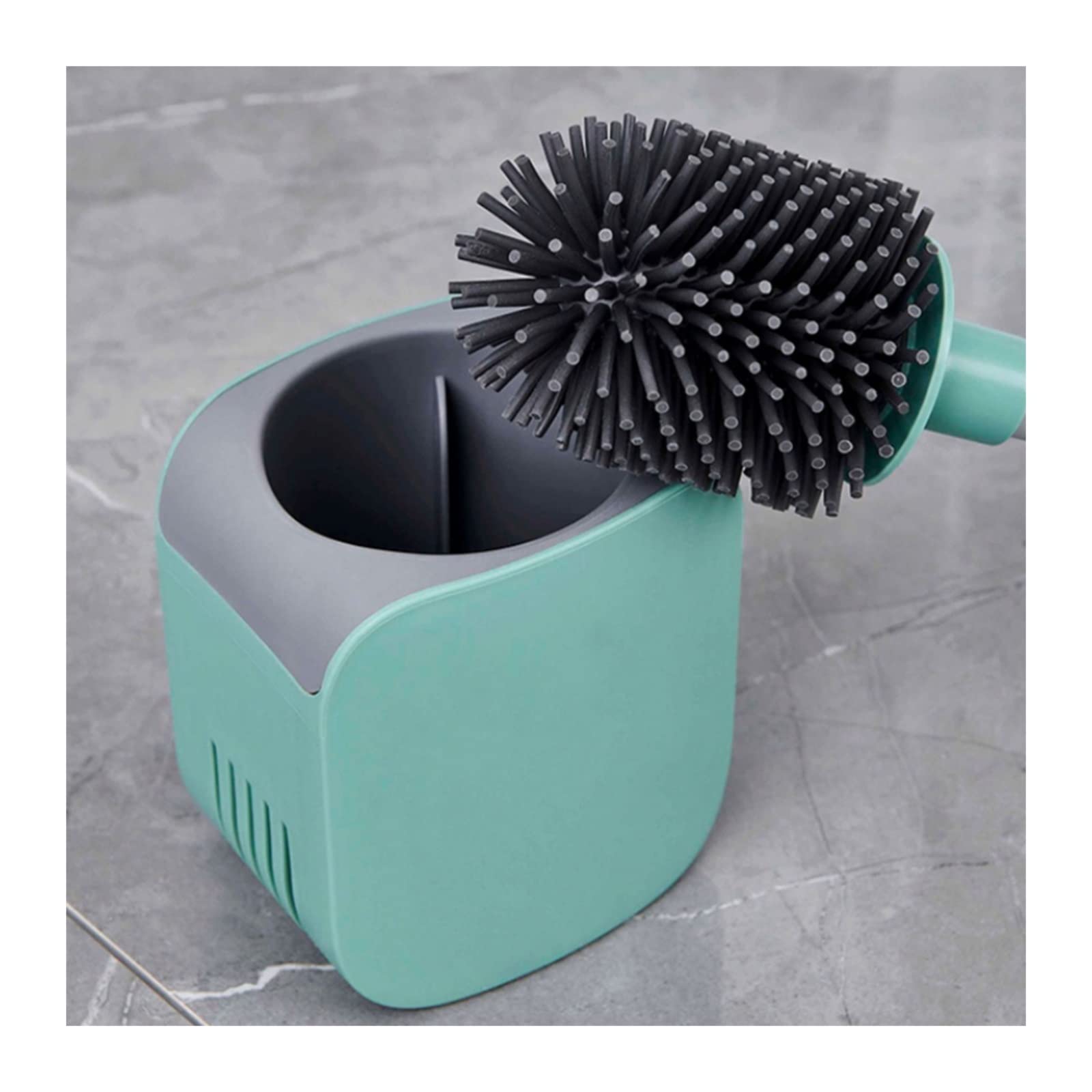 Spazzola Per Servizi Igienici Spazzola igienica in plastica for lavatura domestica spazzola igienica manico lungo set di pulizia silicone montata a parete spazzola igienica durevole Pennello Per La Pu