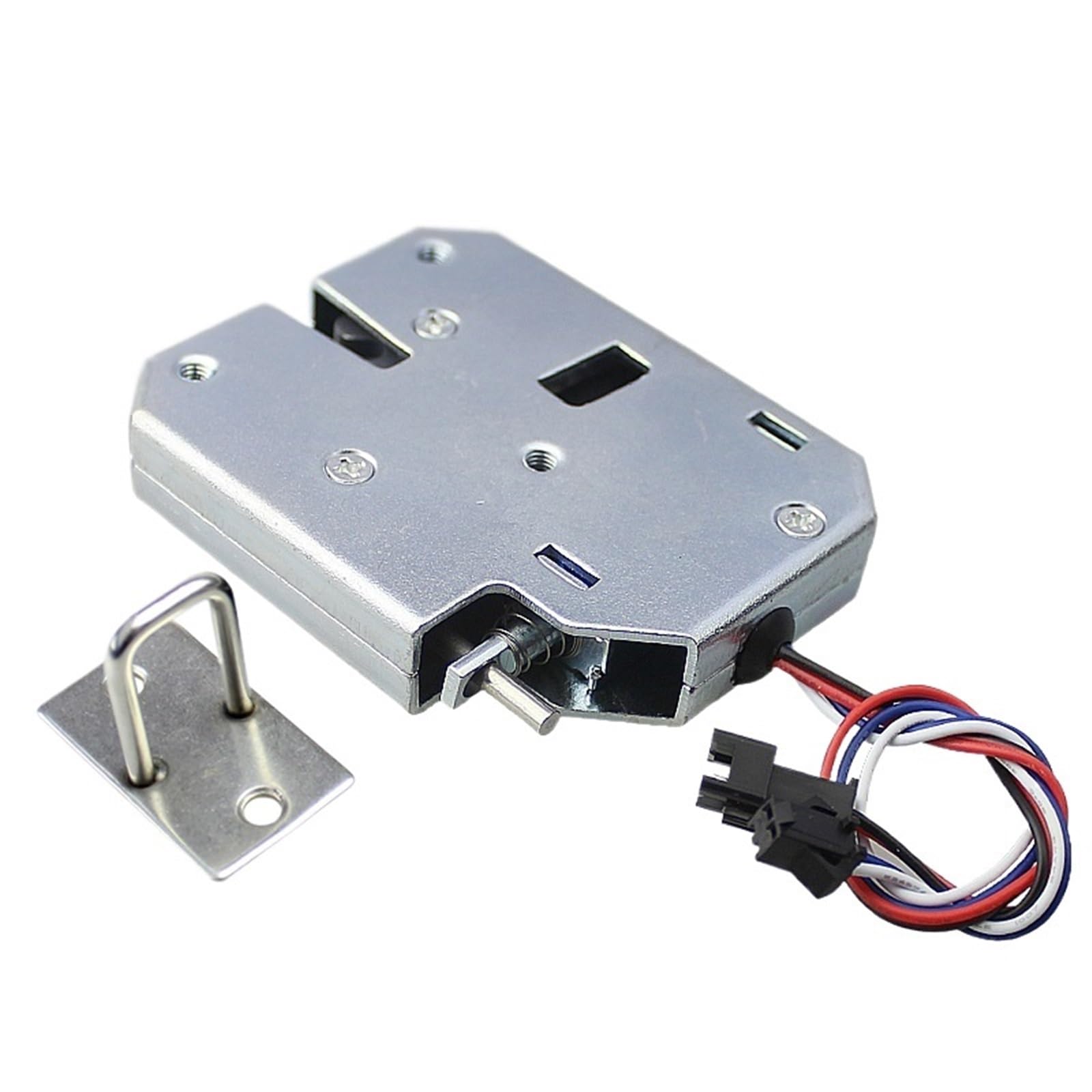 Zamek elektromagnetyczny DC12V Zamek do szafki Elektroniczny zamek, inteligentny zamek do drzwi szafki, inteligentny zamek do szafki (czarne 2 linie)