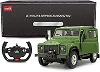 Vista 8 de RASTAR Land Rover Defender RC Car, 1/14 Land Rover modelo de juguete a control remoto, regalos para papá