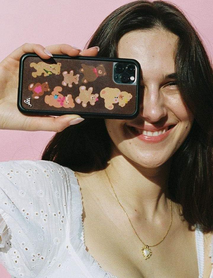 Image of Wildflower Cases - Compatible with iPhone 16 Pro Max | Protective Bumper, 6.5ft Drop Test Certified, Women Owned Small Business | Bear-y Cute