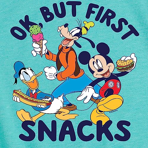 Disney - Mickey & Friends - Ok, But First Snacks - Toddler and Youth Girls Short Sleeve Graphic T-Shirt3