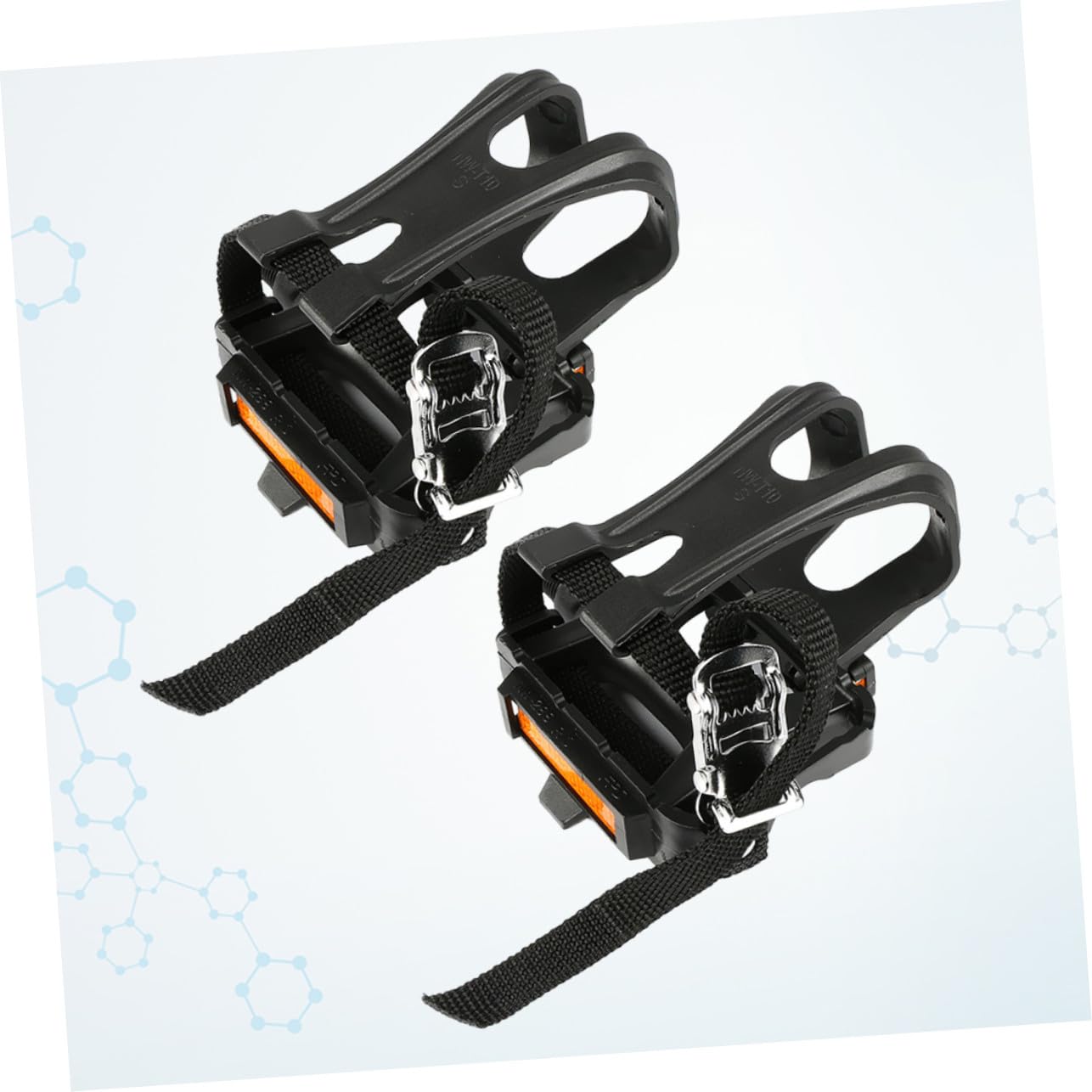 Correas para Pedales de Bicicleta de Nailon y Plástico, 1 Par