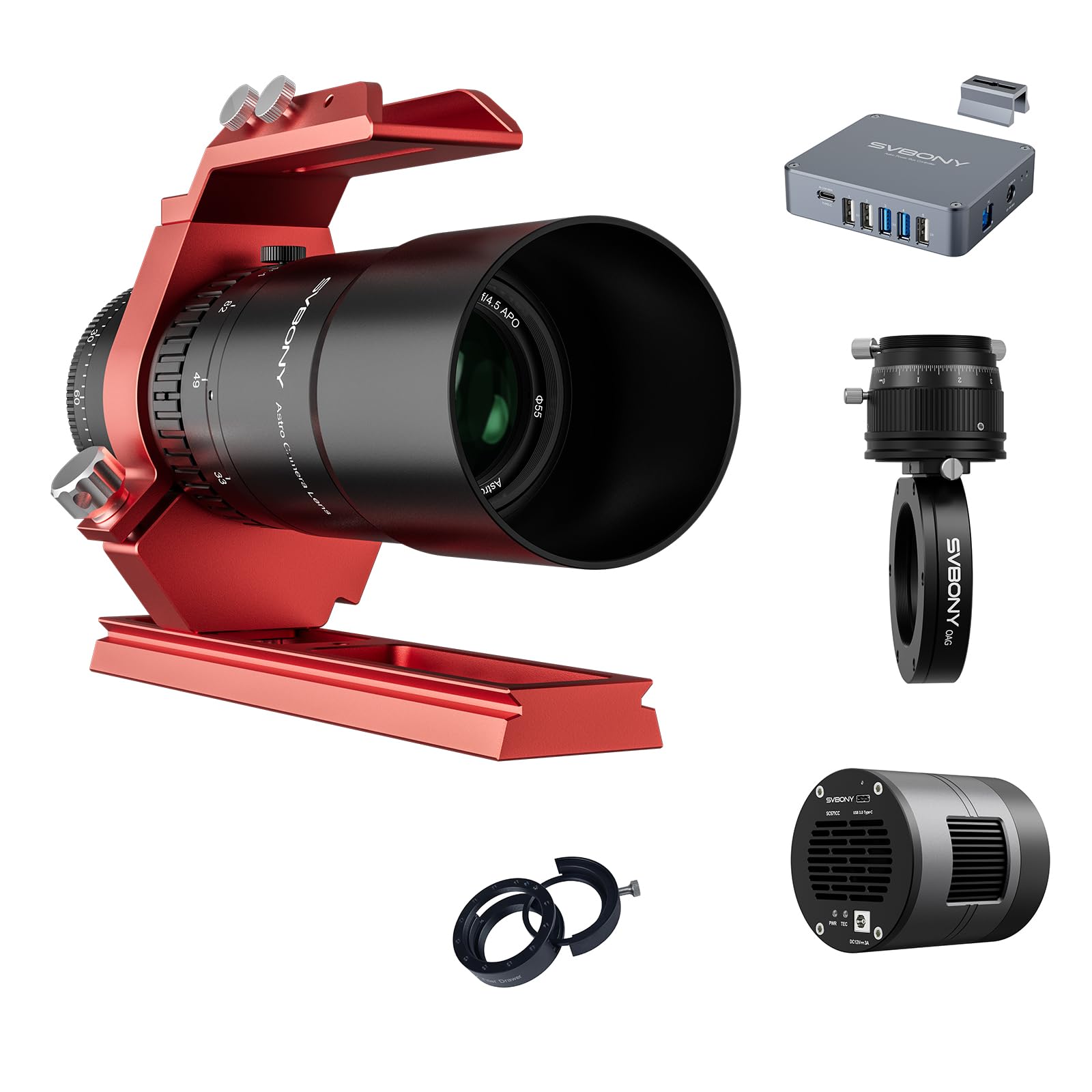 Amazon.co.jp: SVBONY SV545深宇宙写真撮影セット SV545アストログラフ