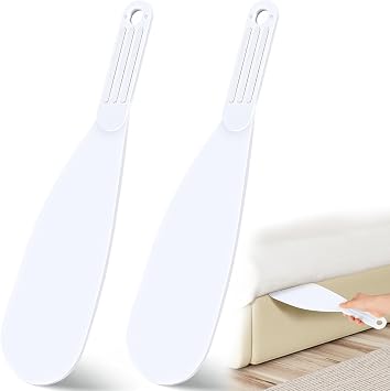Juexica 2 Pcs Mattress Lifter Bed Sheet Tool Extra Long Bed Making Tool Mattress Lifter for Changing Sheets Bedsheet Change Helper Tucking Paddle for Bedding Duvets Sheets Making Neatly and Easy