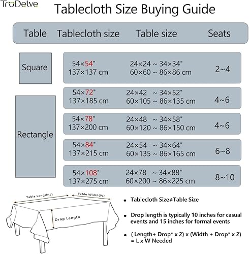 Miniatura 7 de Mantel rectangular de plástico, mantel de vinilo gris, impermeable, lavable, para mesa de comedor (54 x 108 pulgadas, color gris a cuadros)