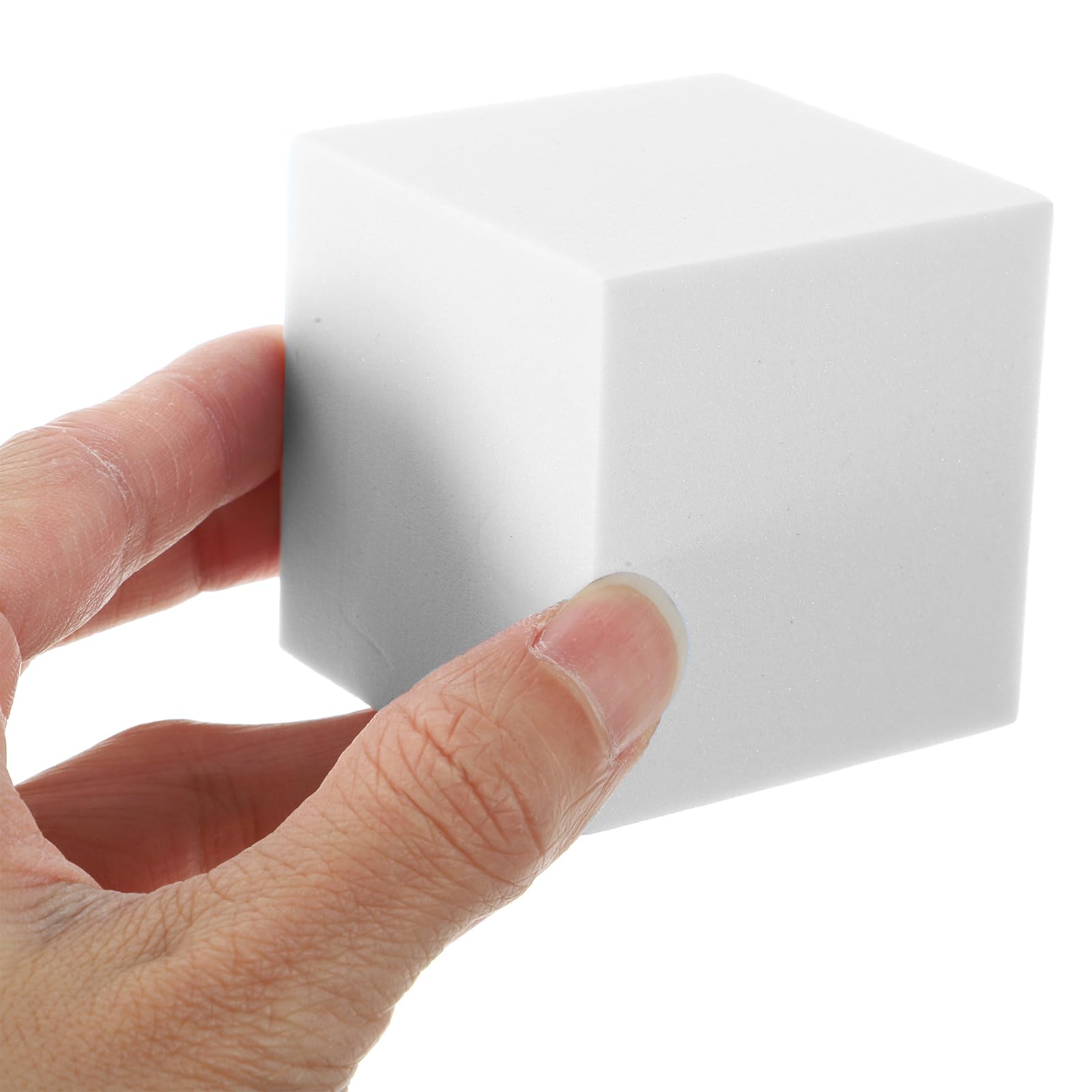 STOBAZA Set di 8 Pezzi di Cubi Geometrici per Foto, Accessori per Fotografia Cosmetica E Gioielli, Sfondo Fotografico in Schiuma, Ideale per Artigianato E Scenografie
