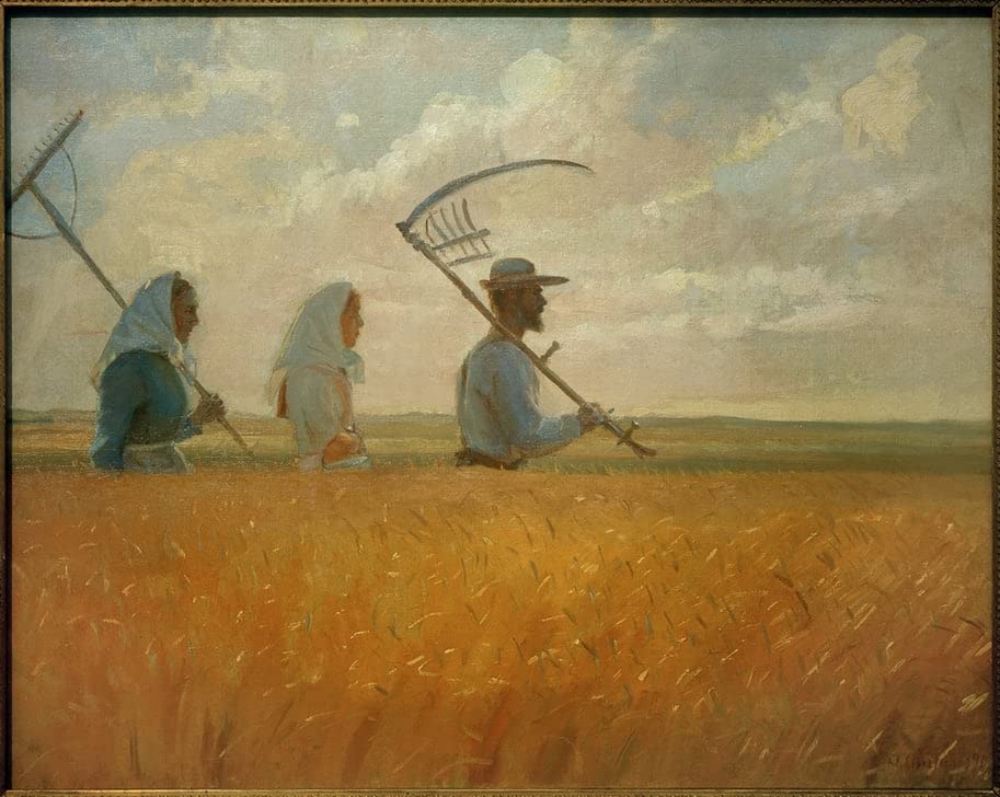 Affiche toile d'Anna Ancher pour une décoration de salon chaleureuse