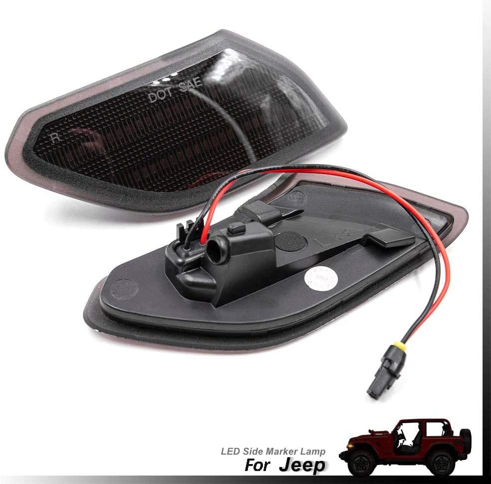 サイドマーカー Anzo USA 511088サイドマーカーライトアセンブリは1821グラディエーターラングラー JL に適合します