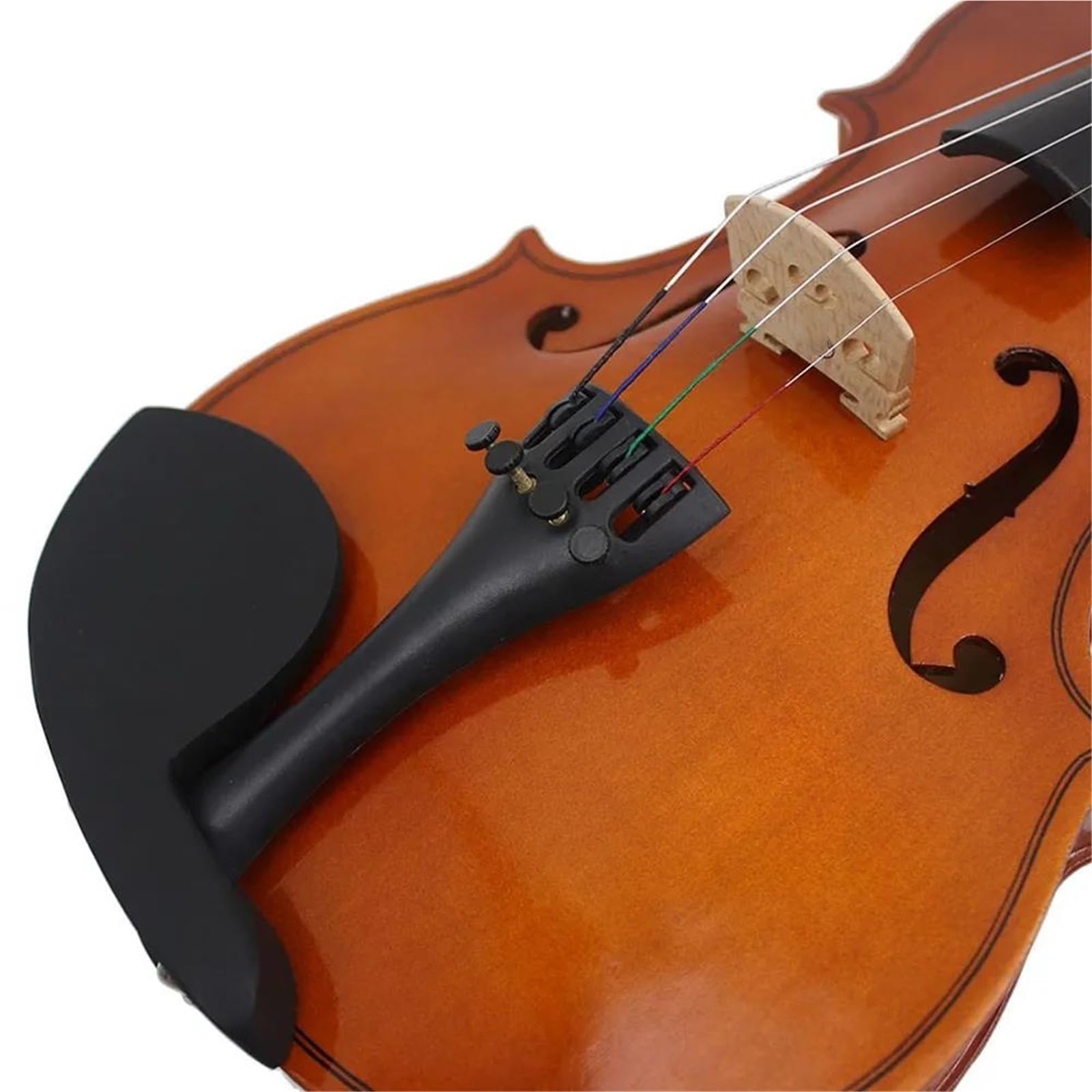 Un Violino Acustico In Legno Massello Naturale Di Dimensioni Standard Perfetto Per I Principianti. Violino(3/4)