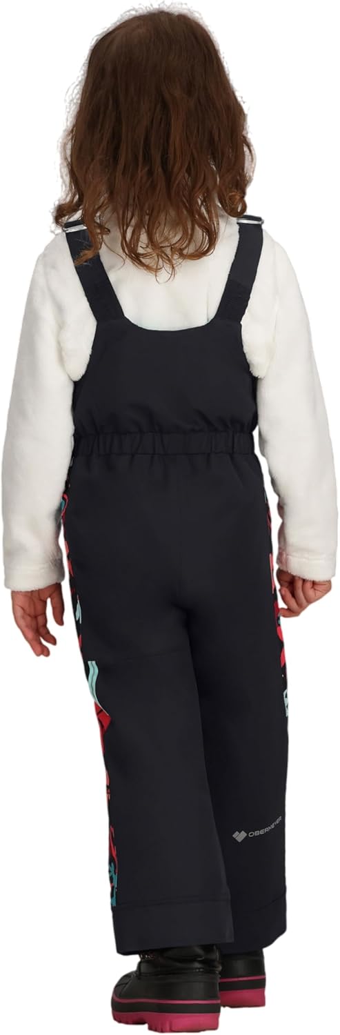 Obermeyer Girls Snoverall Stripe Snow Pants, Insulated and Waterproof with Kids I-Grow System