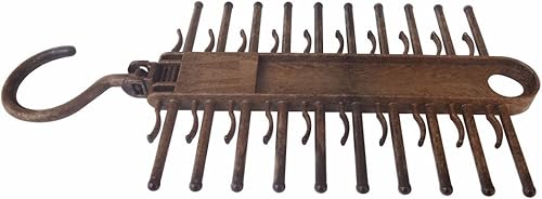 Miniatura 3 de Percha para corbatas, 1 paquete de soporte antideslizante para bufandas, gancho para cinturón con rotación de 360 grados, de forma segura hasta 20