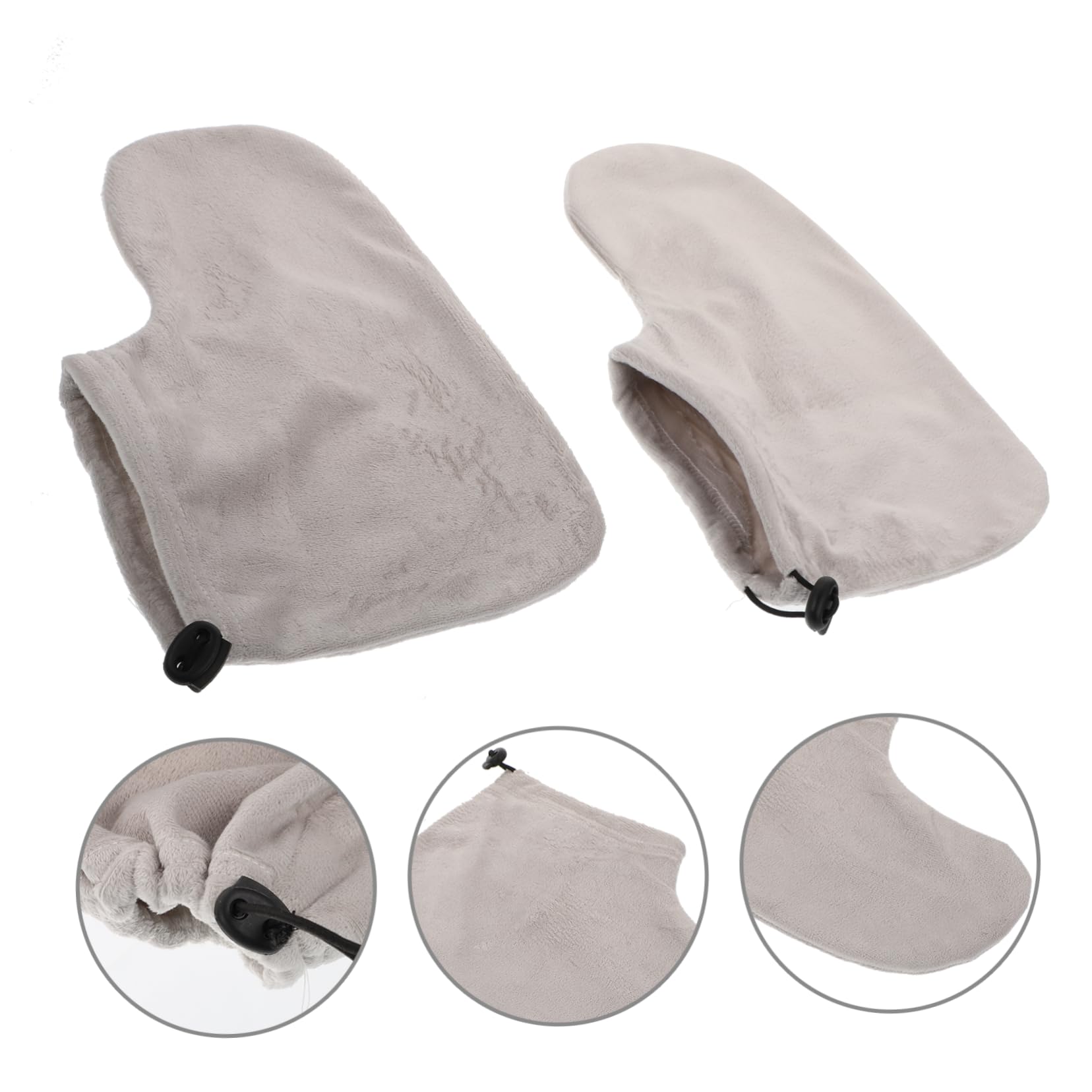 Healeved 2 Pairs Paraffin Wax Feet Foot Wax Soak Paraffin Booties Therapy Wrapping Cover