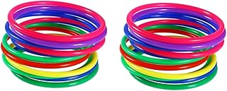 Toyvian 40 Peças Anel De Arremesso De Plástico Anel De Jogo Para Crianças Anéis De Plástico Gancho E Anel De Jogo Anéis De Arremesso Para Crianças Anéis Para Arremesso De Anel Anéis De