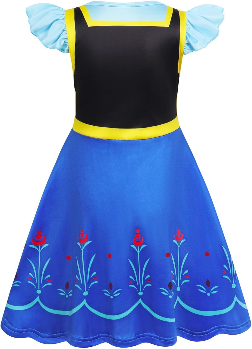 Princess Dress Up for Girls Halloween Costumes Kids Dress Up Cosplay Clothes Toddler Christmas Birthday Outfit - Image 2