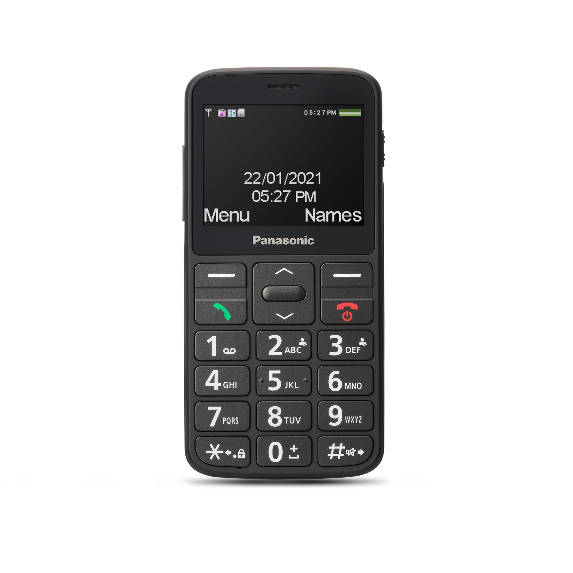  Panasonic KX-TU160EXB Negro, Teléfono Móvil Fácil de Usar con Botón SOS
| Panasonic KX-TU160EXB Negro, Teléfono con Tec