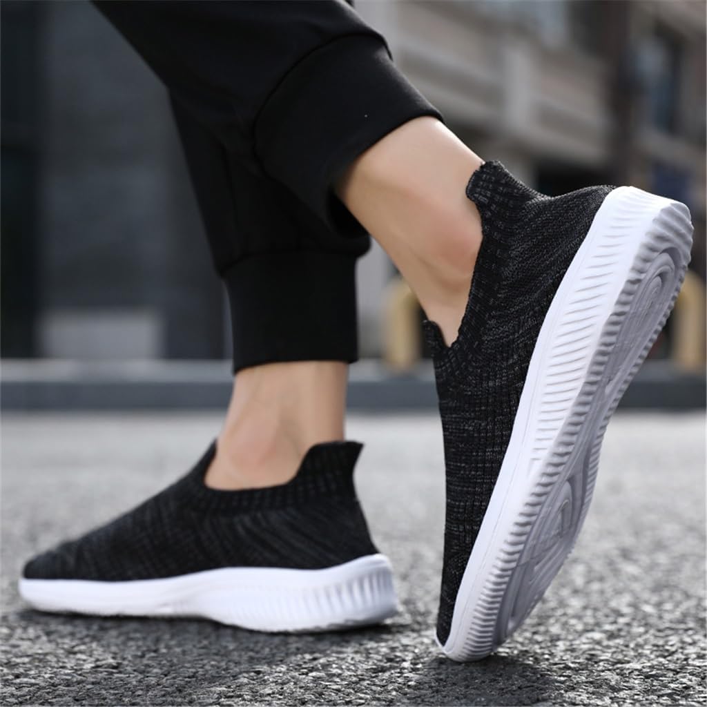 FMURY Shoes Men Loafers Light Walking Breathable Casual Shoes Men Sneakers