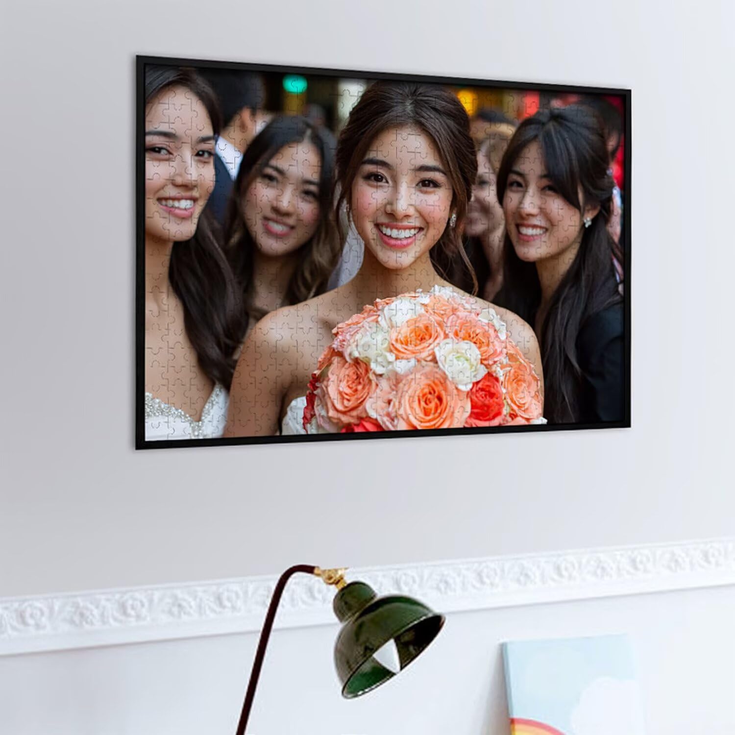 Personalisiertes Puzzle mit eigenem Foto - 1000/1500/2000/3000/4000/5000/6000 Teile: Gestalte selbst Puzzle, Adult Fotopuzzle - für Mama, Wedding, Familie zum Geburtstag Geschenke (5000 Teile) z-110