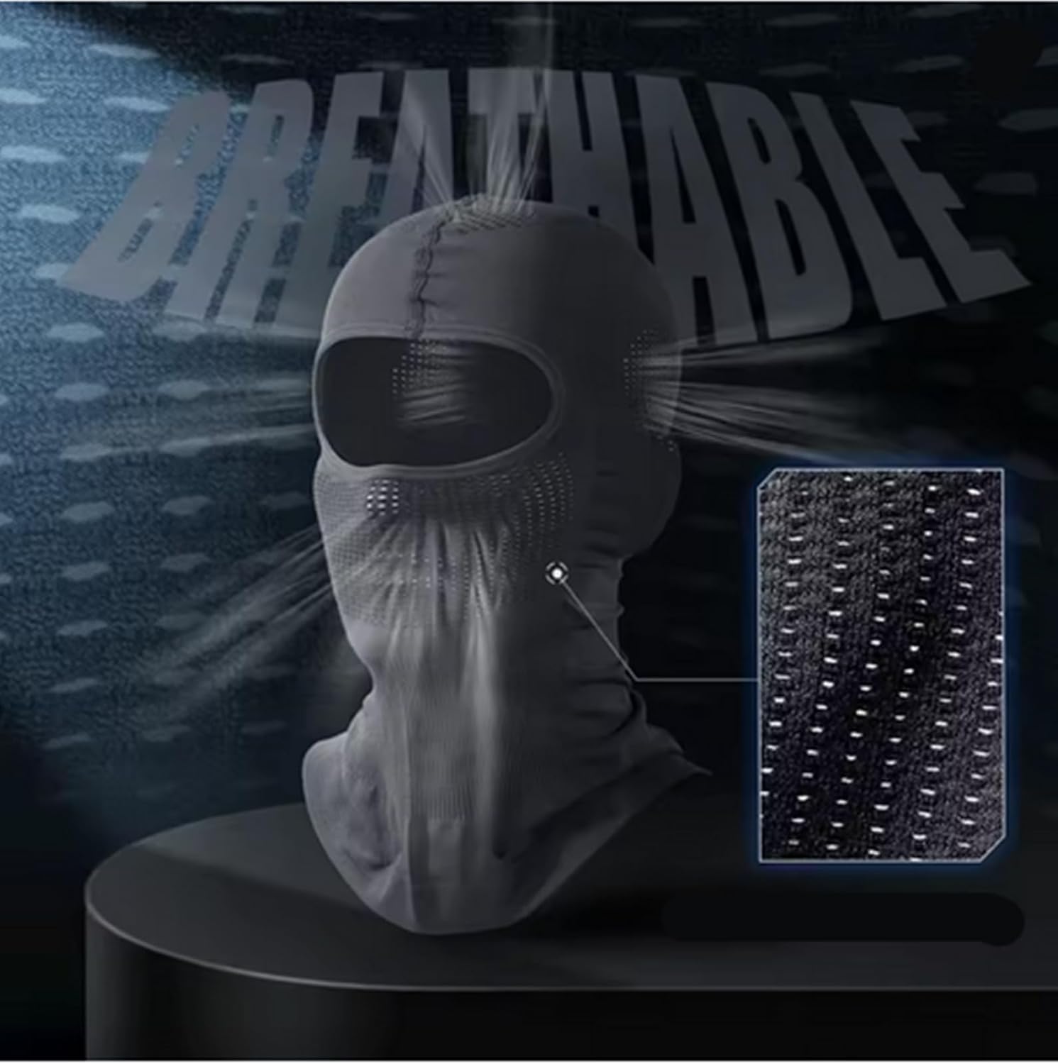 Balaclava Ski Mask, Motorcycle Mask Cycling Breathable Sport Full Face Mask Lightweight Full Face Cover for Men Women - Image 6