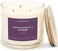 Vista 21 de Calyan Wax Co. Evergreen & Eucalyptus - Vela perfumada de 3 mechas – 43 horas de combustión – Velas de soja de lujo de 3 mechas – Velas de cera