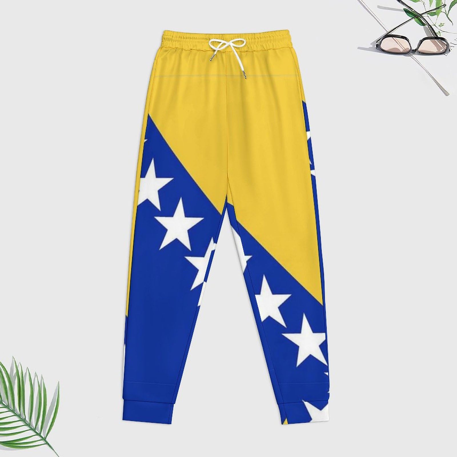 Tuta Da Uomo E Da Donna Set Completi Con Stampa Della Bandiera Della Bosnia Ed Erzegovina A Maniche Lunghe Con Cappuccio Due Pezzi Set Da Jogging Felpa E Pantaloni Della Tuta