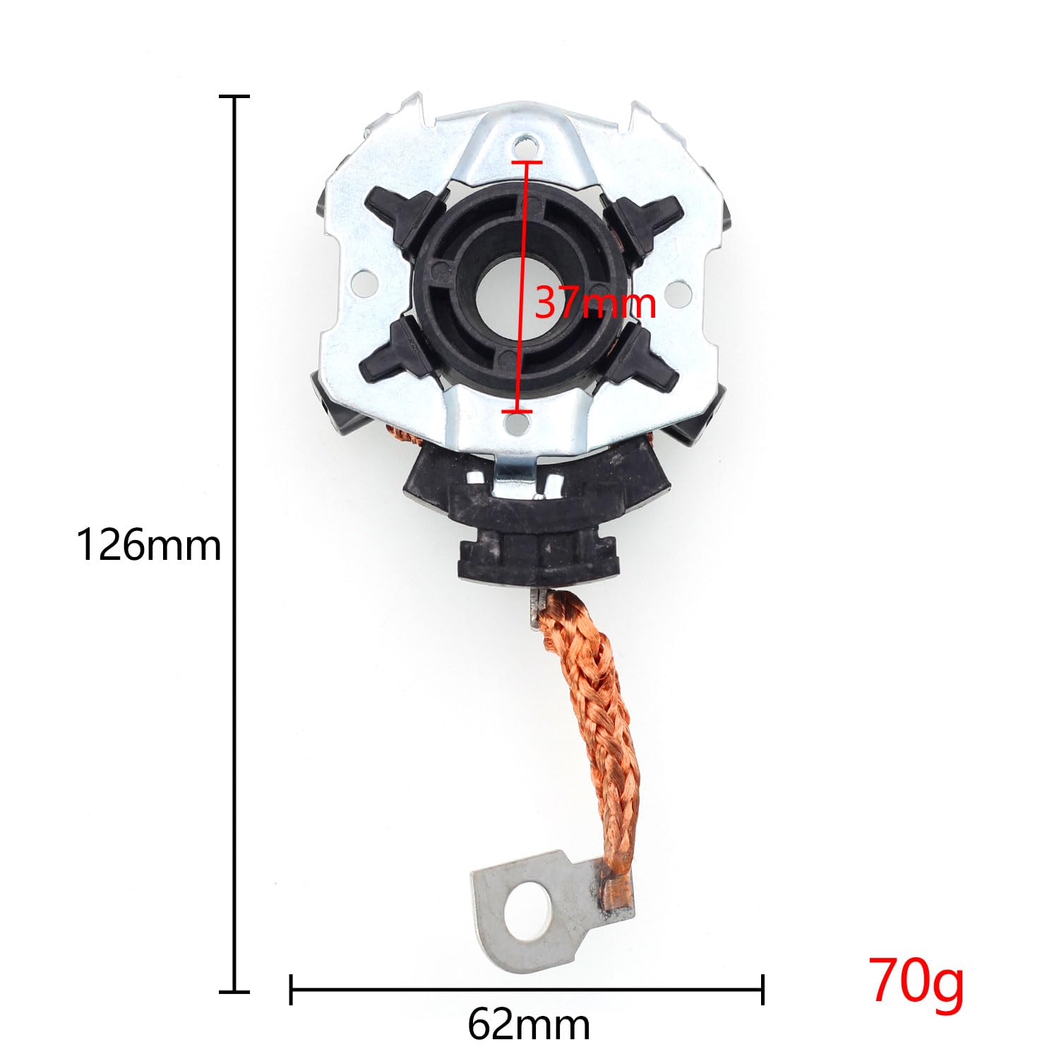 Car Starter Motor Carbon Brush Holder for Mercedes Benz E200 230 280 350 500 63AMGE C Series B Series A W212 E200 E230 E260 C180