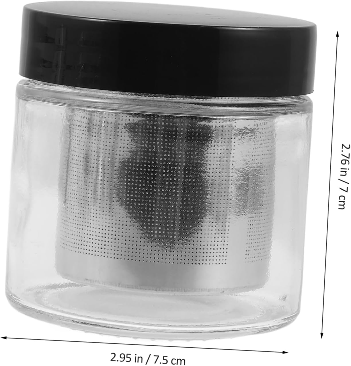 Gem Stone Cleaner Cup Glass Metal Manual Shake Cleaning