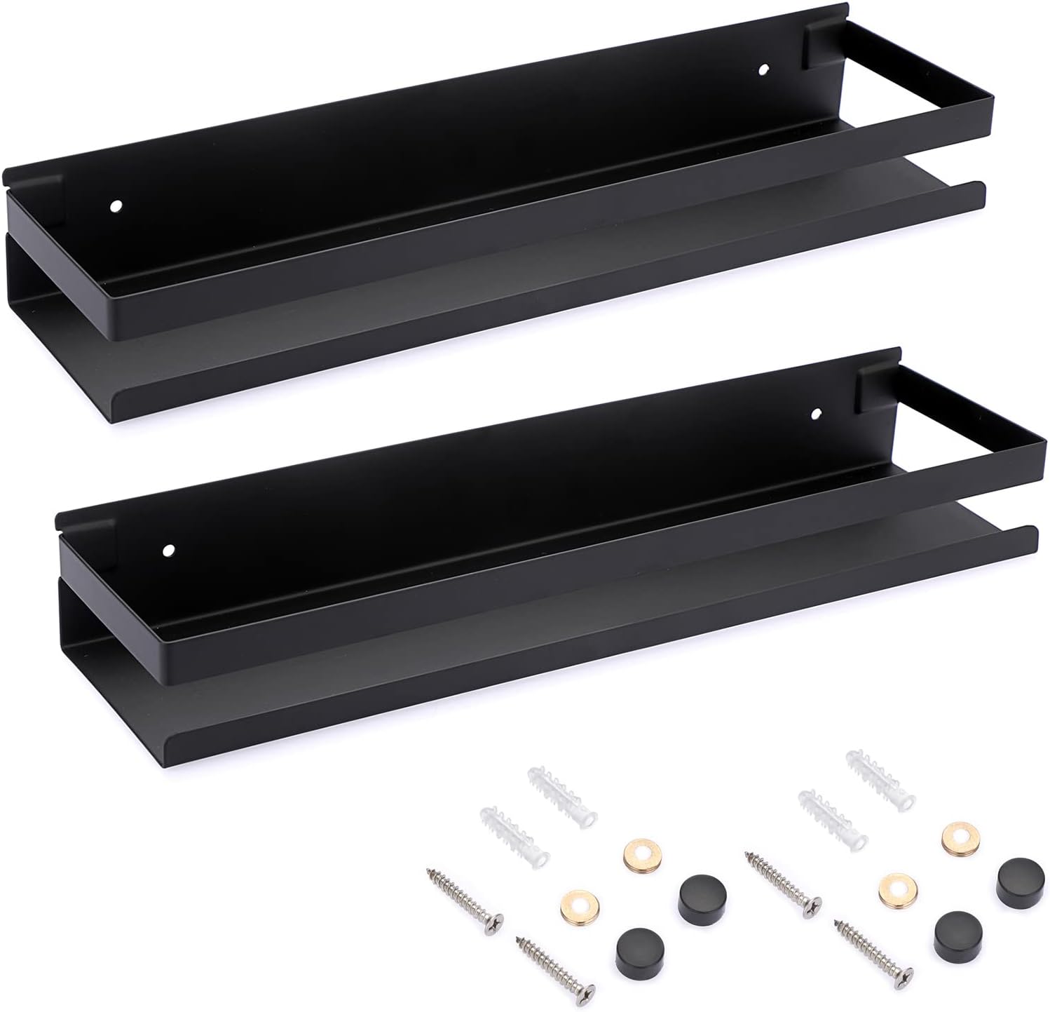 OwnMy 2PCS 16 Inch Shower Shelves Bathroom Inside Shower