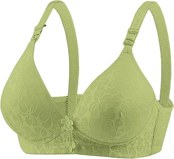 Lace Push Up Bras for Women 2026 Comfort Support Wireless Bralette Full-Coverage Wirefree Bra Everyday Underwear